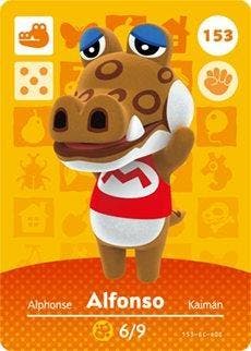 Amiibo Alfonso #153 - Series 2, Spelcomputers en Games, Spelcomputers | Nintendo Consoles | Accessoires, Zo goed als nieuw, Verzenden