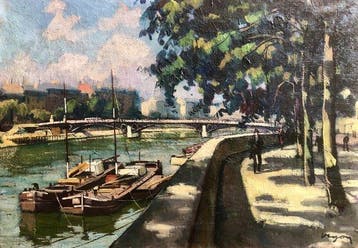 Louis Vigon (XX) - Le Quai du Louvre