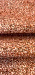 Gevlochten geweven stof met bouclé-effect melange, gemaakt