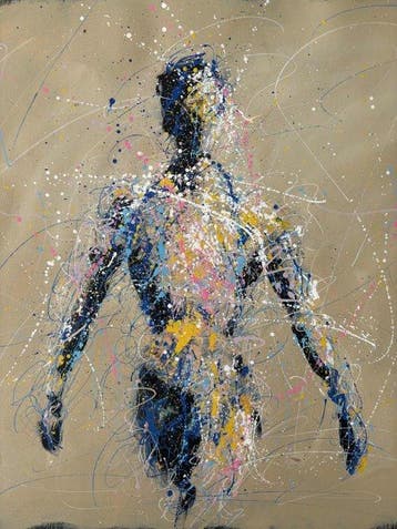 Néo Pablo - Outward Collision – 100% Original Artwork by Neo, Antiek en Kunst, Kunst | Schilderijen | Modern