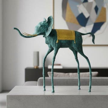 Salvador Dali (1904-1989) - after - sculptuur, Elephant - 54