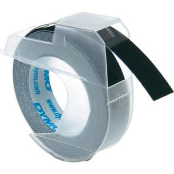 Dymo S0898130 / 520109 reliëftape wit op zwart (origineel), Computers en Software, Printerbenodigdheden, Verzenden, Nieuw, Printertape