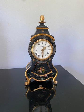 Figurale pendule - Zenith - Vintage Hout, Messing -