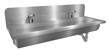Wastrog | RVS | Incl. kranen  | 6 formaten HorecaTraders, Verzenden, Nieuw in verpakking