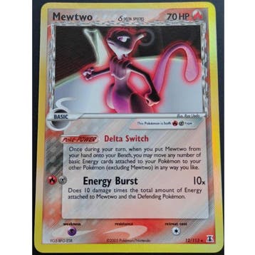 Mewtwo  Delta Species (DS 12), Ophalen of Verzenden, Nieuw