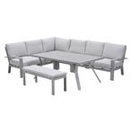 Garden Impressions Camilo lounge dining set 6-delig – taupe, Verzenden, Nieuw