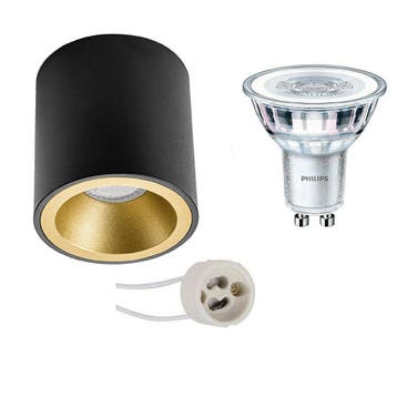 Voordeelset: Opbouwspot Set - Pragmi Cliron Pro - GU10, Ophalen of Verzenden, Nieuw, Overige fittingen, Plafondspot of Wandspot
