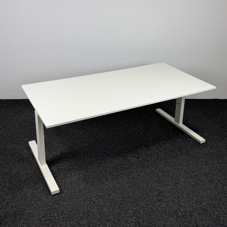Vepa Knopbureau - Wit | 160 x 80 cm, Huis en Inrichting, Bureaus, Gebruikt, Ophalen of Verzenden