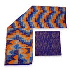 Afrikaanse stof - Two-Tone print Polycotton - 6 yard Combina, Hobby en Vrije tijd, Stoffen en Lappen, Ophalen of Verzenden, Nieuw
