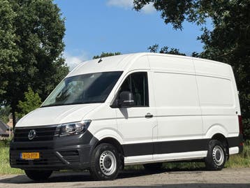 Volkswagen Crafter 30 2.0 TDI L3H2|140PK|airco|cruise|blueto, Stof, Gebruikt, Volkswagen, Wit