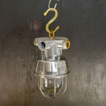 Plafondlamp - Messing, Glas