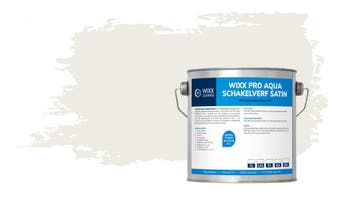 Wixx PRO Aqua Schakelverf Satin RAL 9010 | Zuiver Wit 5L, Verzenden, Wit, Nieuw, Verf