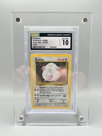 Pokémon Graded card - Chansey - CGC 10 - WOTC - Base set, Nieuw
