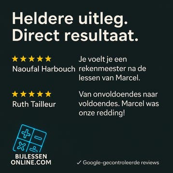 1-op-1 Basiscursus Excel: Ontdek Excel in 1 avond!, Privéles, Remedial teaching
