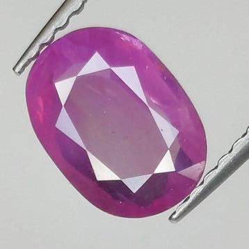Roze Saffier - 1.59 ct - Antwerp Laboratory for Gemstone, Nieuw