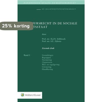 Bestuursrecht in de sociale rechtsstaat / Handboeken staats-, Verzenden, Zo goed als nieuw, S.E. Zijlstra
