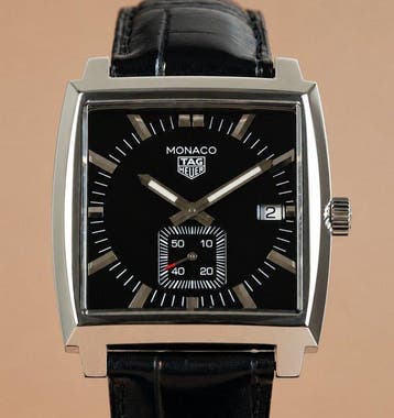 TAG Heuer - Monaco Quartz Small Seconds - WAW131A - Heren -