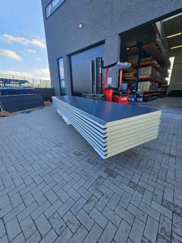 FALK Gevelplaat, Wandplaat, Sandwichpaneel, 60,80 en 100 mm, Verzenden, Nieuw, Overige materialen, 50 tot 100 mm
