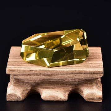 ALGT gecertificeerd - Meesterlijke natuurlijke citrien, Verzamelen, Mineralen en Fossielen