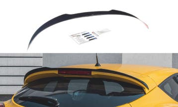 Spoiler cap Renault Megane 3 RS Maxton Design glans zwart, Auto-onderdelen, Ophalen of Verzenden, Nieuw