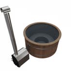 Welltub - Hottub Premium 1600 Thermowood met externe kachel, Tuin en Terras, Verzenden, Nieuw