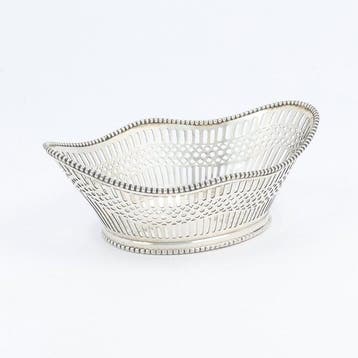 Zilverfabriek Voorschoten (1948) - Bonbon mand - .833 zilver