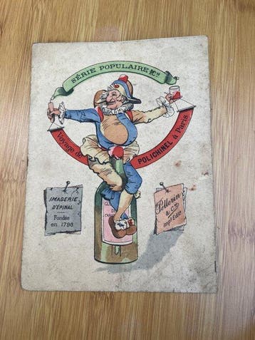 Imagerie dpinal - Voyage de Polichinel à Paris – Imagerie, Antiek en Kunst, Antiek | Boeken en Bijbels
