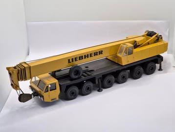 Gescha Liebherr LT 1100 mobiele kraan / Schaal 1:50, Hobby en Vrije tijd, Ophalen of Verzenden, Gebruikt, Hijskraan, Tractor of Landbouw