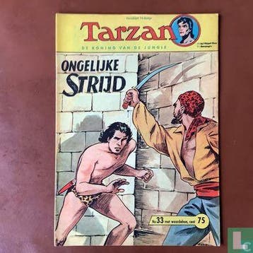 Tarzan - Ongelijke strijd - 1961, Eén comic, Maxon, Rex., Verzenden, Europa