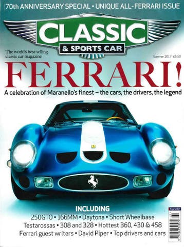 Classic & Sports Car Ferrari 250GTO Daytona 308 328 360 430, Verzenden, Gelezen, Algemeen
