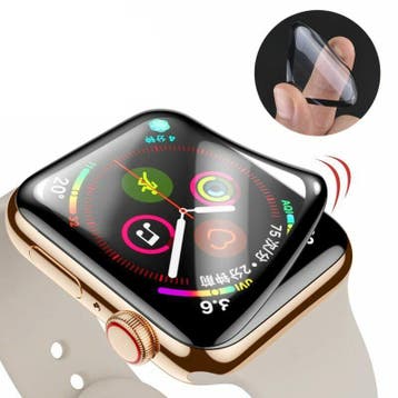 Apple Watch 40MM/44MM 3D Flexibel Plexiglas Screenprotector, Ophalen of Verzenden, Nieuw