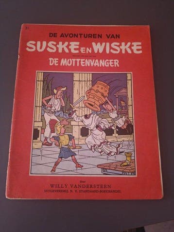 Suske en Wiske 31 - De mottenvanger - 1 Comic - 1957/1957, Boeken, Nieuw