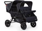 Childhome Two By Two - Wandelwagen - 4 Zits - Zwart, Verzenden, Zo goed als nieuw