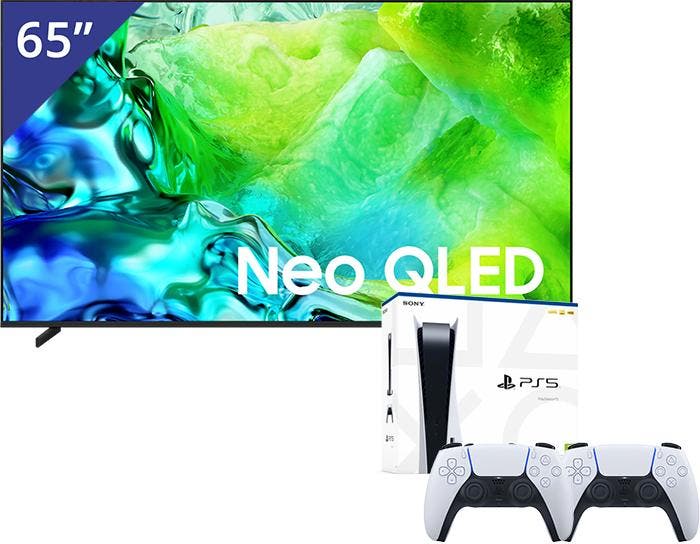 Samsung 65 inch Neo QLED TV + Playstation 5, Audio, Tv en Foto, Soundbars, Nieuw