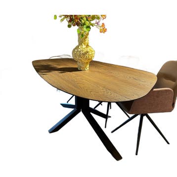bert plantagie Eettafel Starry Night - Ongebruikt, 100 tot 150 cm, Eikenhout, Ophalen of Verzenden, Zo goed als nieuw