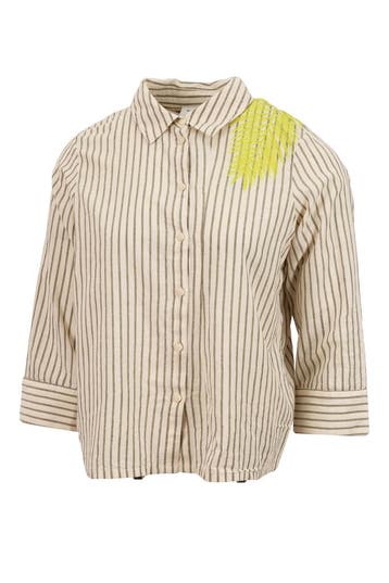 Fifty Blouse in maat 34 Beige, Kleding | Dames, Truien en Vesten, Fifty, Verzenden, Zo goed als nieuw, Beige
