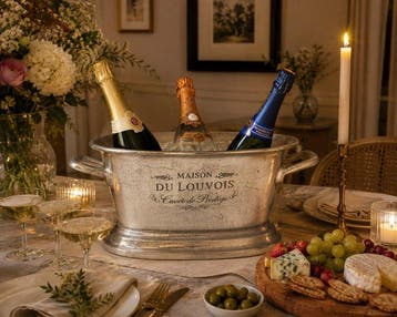 Champagne koeler - 3-flessenkoeler - Legering - Maison Du