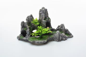 Rotsformatie met plateau en boom / Aquarium decoratie As-919, Verzenden, Nieuw, Gevuld zeewateraquarium