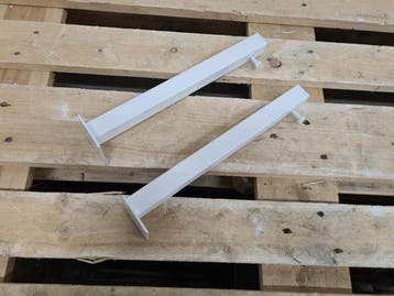 Wastafeldrager set wit 36 cm met stelschroef, Ophalen of Verzenden, Nieuw, Wastafel