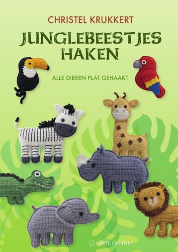 Junglebeestjes Haken | Christel Krukkert | Nieuw, Ophalen of Verzenden, Nieuw, Christel Krukkert