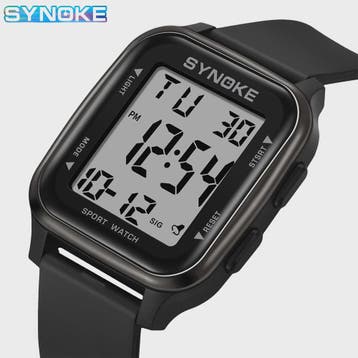 SYNOKE Heren Sport Horloge - Militair Digitaal Waterdicht me, Verzenden, Nieuw