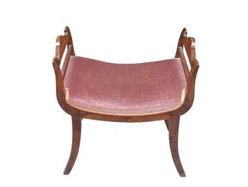 Settle (zitbank met hoge leuning) - Hout, Fluweel - Stijl