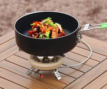 Krachtig camping gasfornuis met vijfkern brander 16000W, Verzenden, Nieuw