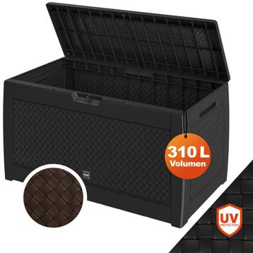Kussenbox Matuba Antraciet kunststof 310L (Tuin en Terras), Verzenden, Nieuw