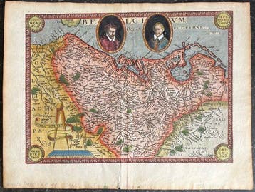 Nederland - 17 Provinciën; Quad - Unieke Antieke Kaart, Nieuw