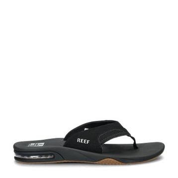 Reef Fanning Man slippers voor heren in het Zwart, Slippers, Verzenden, Zwart, Nieuw