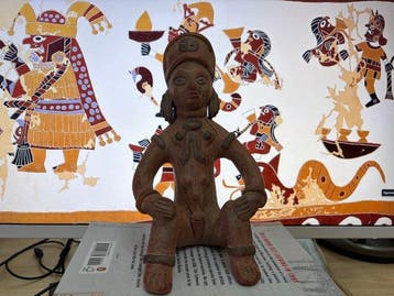 Decoratief ornament - Peru - Priester Moche (Peru)