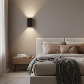 Pure Up en Down Wandlamp Zwart Binnenverlichting Wandlampen, Huis en Inrichting, Verzenden, Nieuw