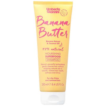 Umberto Giannini  Banana Butter Nourishing Superfood Shampoo, Verzenden, Nieuw