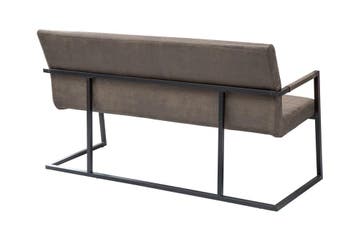 industrieele sledebank LOFT 160cm taupe met armleuning -, Huis en Inrichting, Banken | Bankstellen, Ophalen of Verzenden, Nieuw